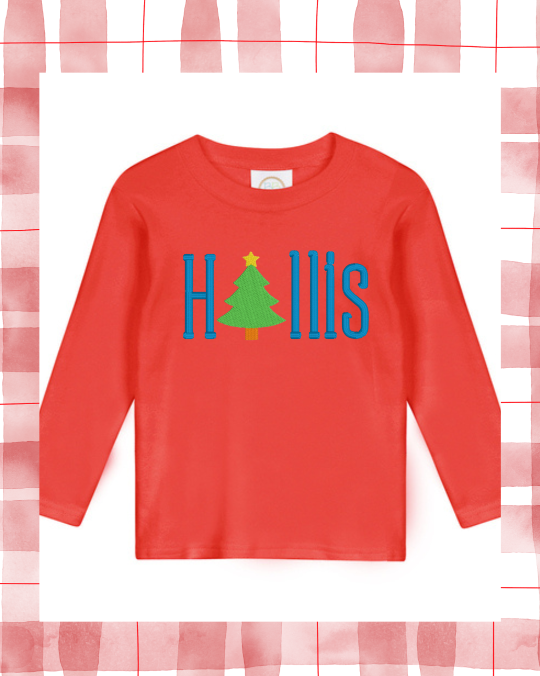 Christmas tree Boy name shirt