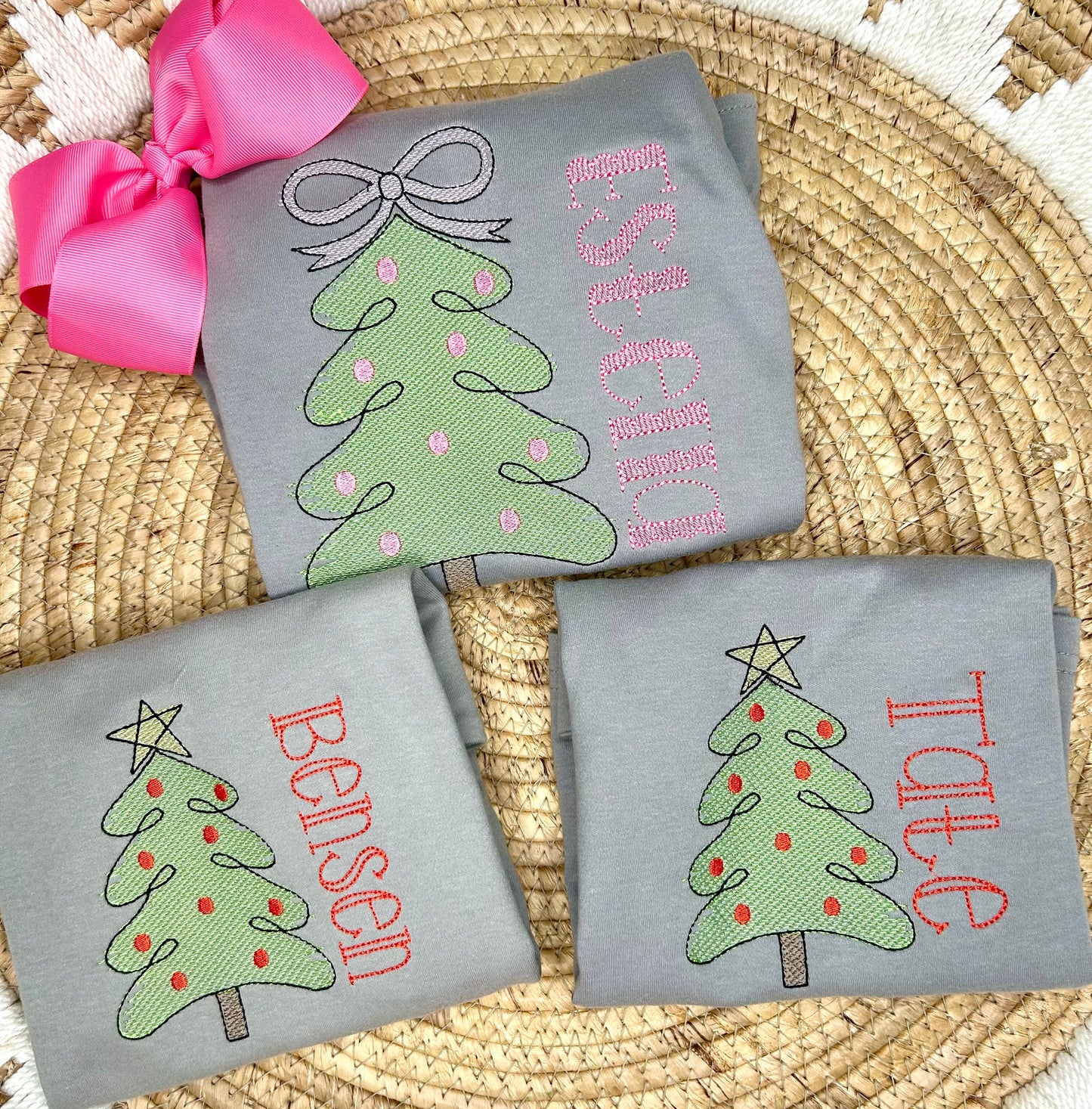 Girl Scratchy Christmas tree shirt