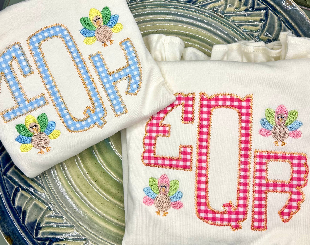 Turkey monogram shirt (boy)