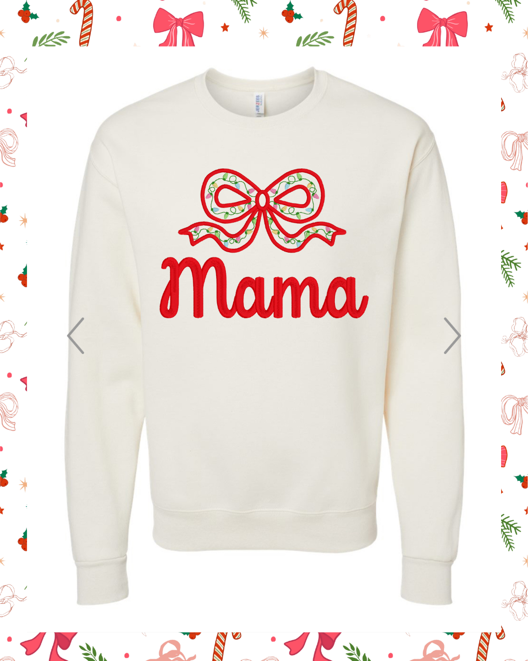 Christmas Light Bow shirt