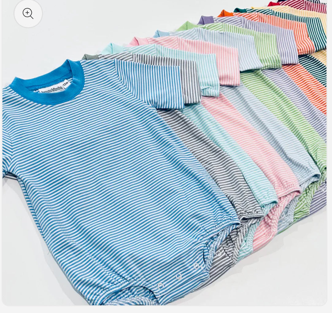Summer knit boys short sleeve bubble