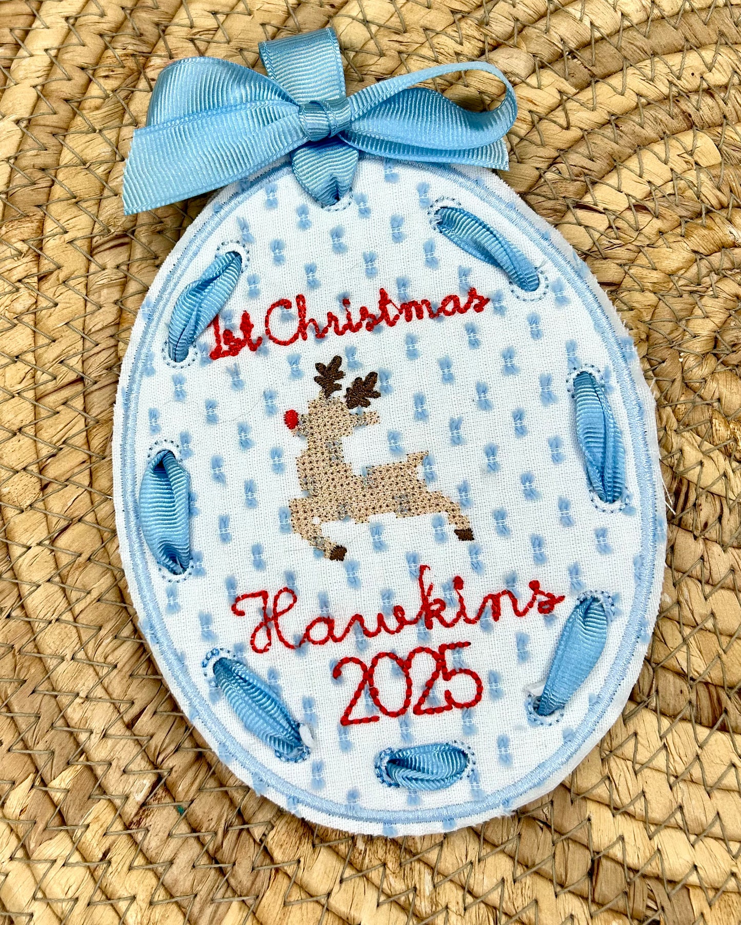 Heirloom Ribbon Christmas Ornament