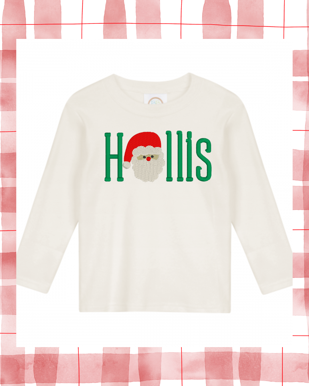 Santa name Boys Shirt