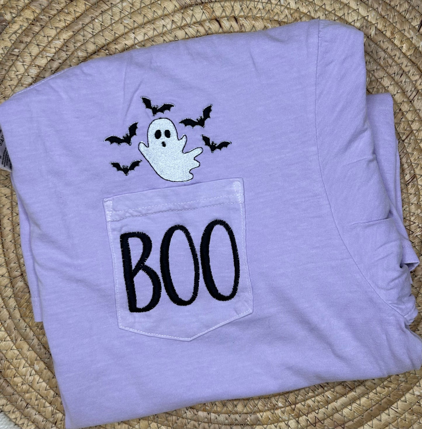 Boo ghost pocket tee short sleeve