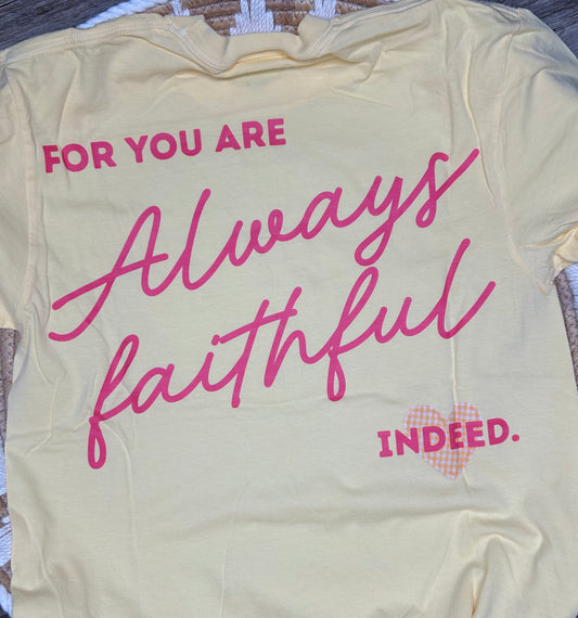 THANK YOU JESUS front and back pressed tshirt
