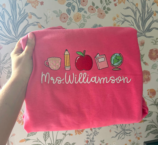Teacher icon shirt