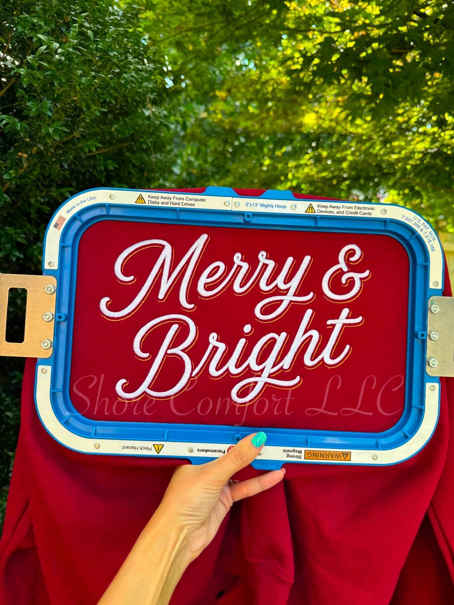 Merry and bright sweatshirt