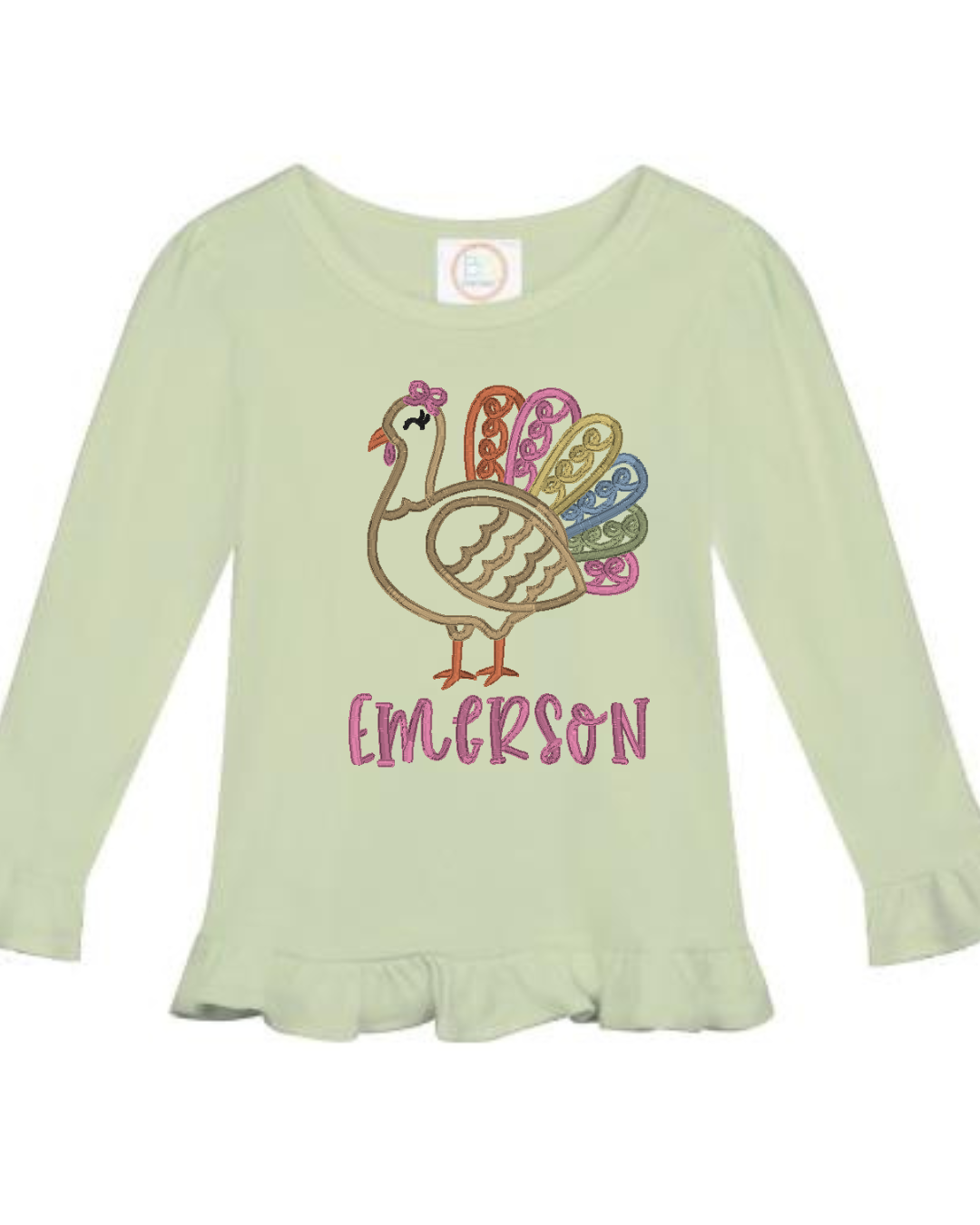 Girl Fancy Feathers Shirt