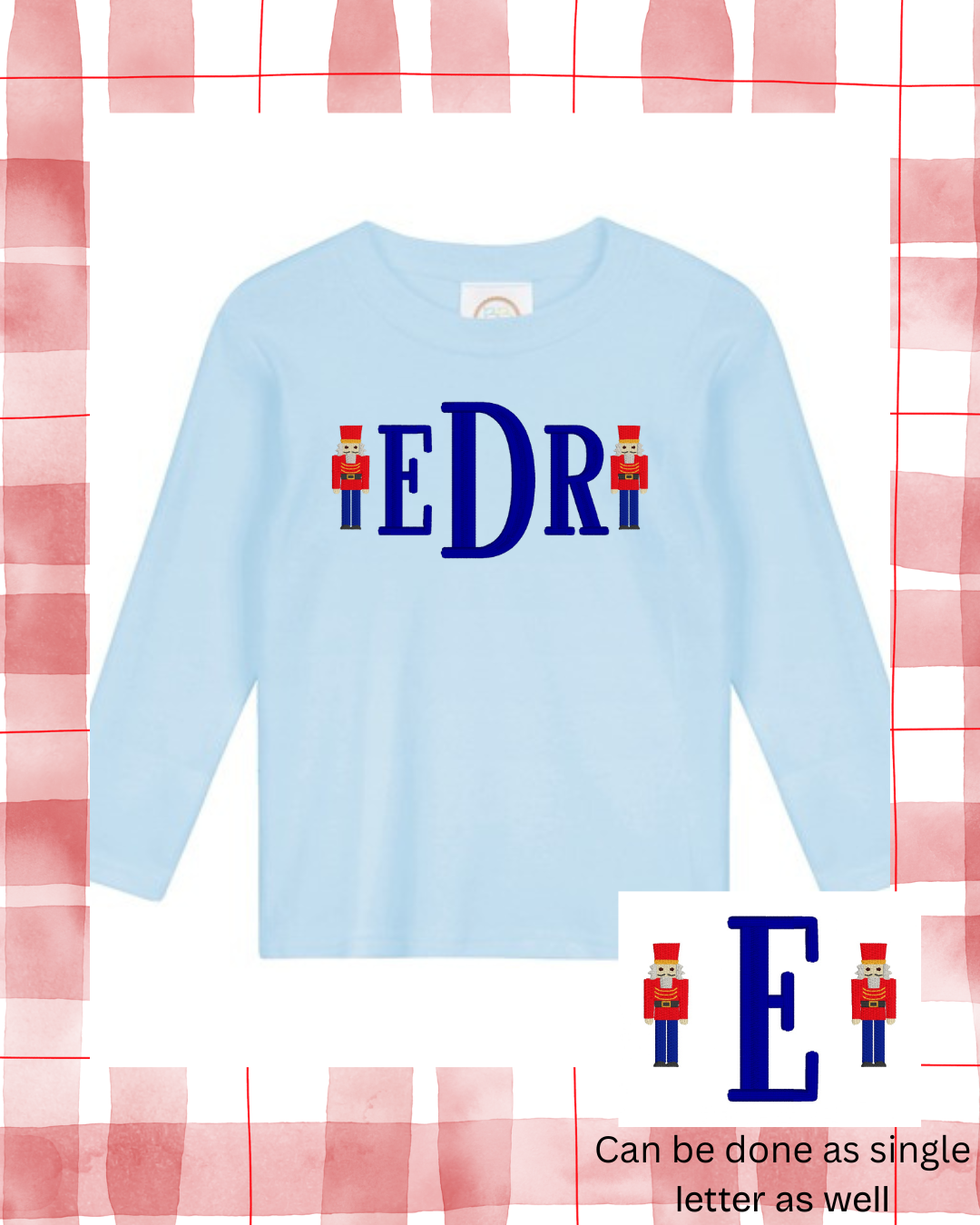Nutcracker Boys Initial shirt