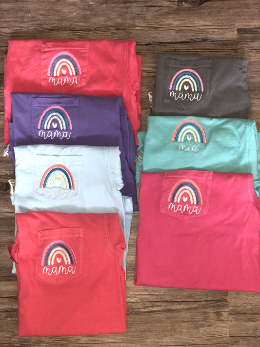 Rainbow mama shirt