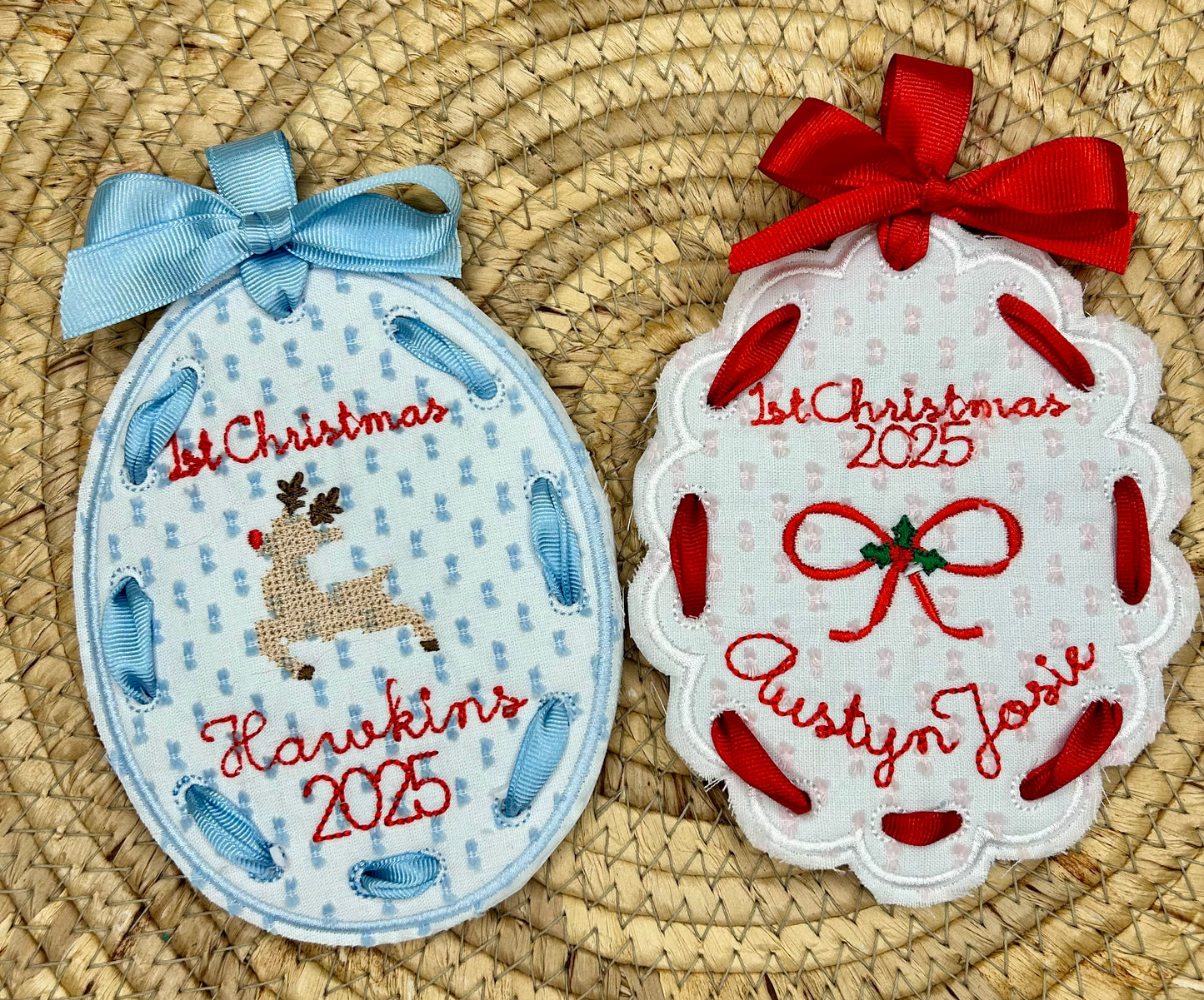 Heirloom Ribbon Christmas Ornament