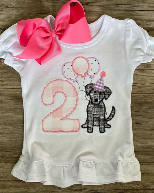 Puppy birthday shirt