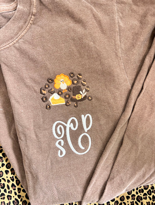 Turkey Monogram Topper shirt