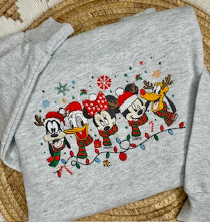 Disney character Christmas sweatshirt