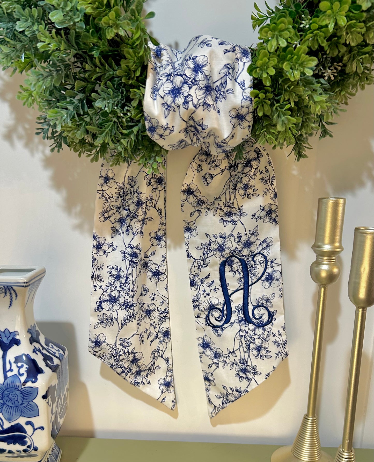 Spring Wreath Sashes