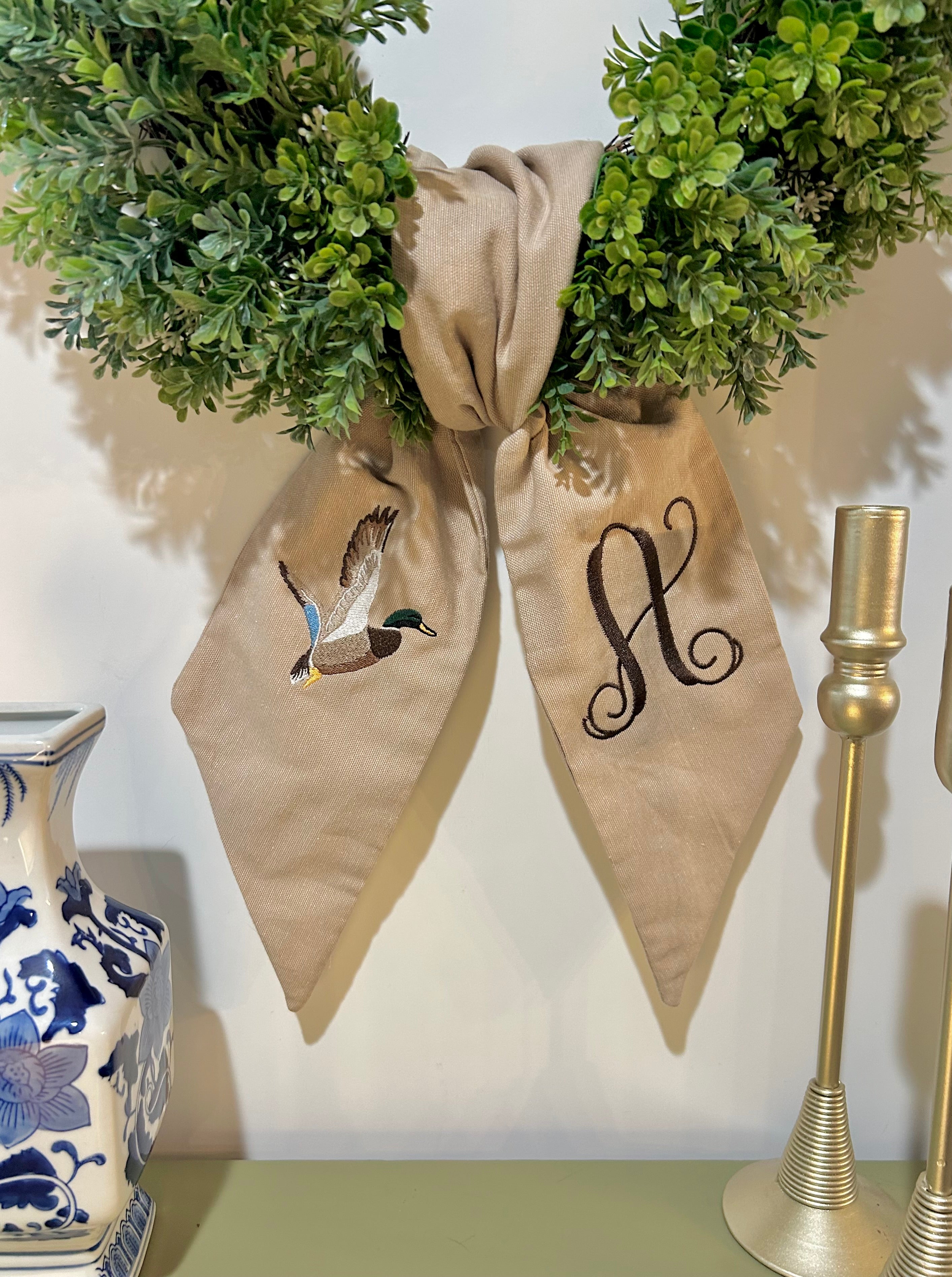 Spring Wreath Sashes – The Stitched Bee Embroidery Boutique