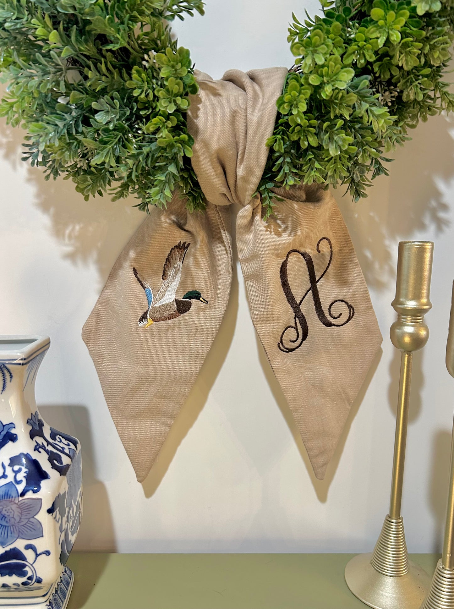 Spring Wreath Sashes