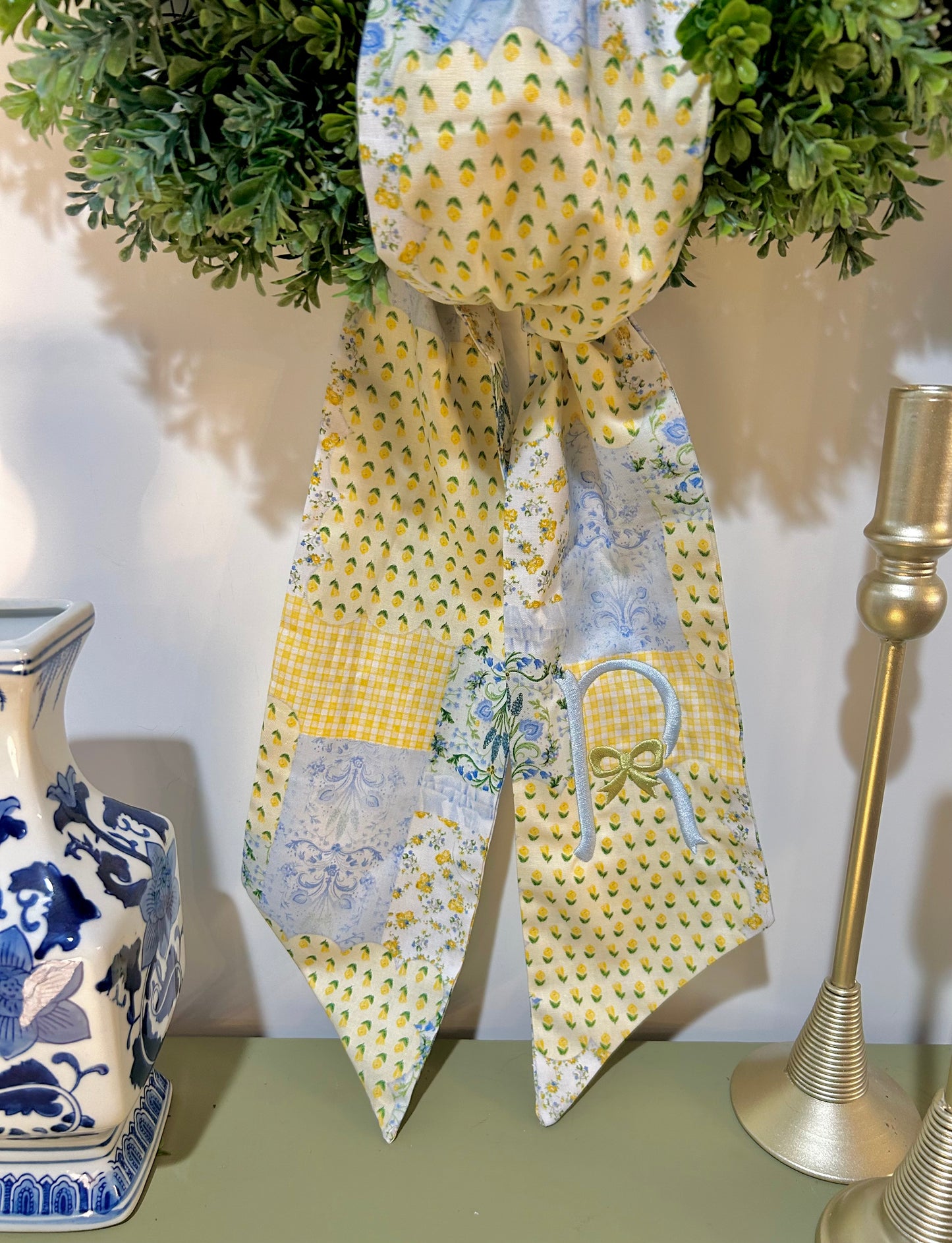 Spring Wreath Sashes